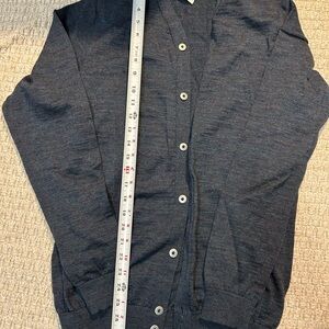 SNS Herning Navy Cardigan, size medium